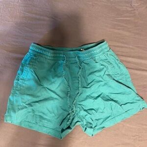 Turquoise shorts